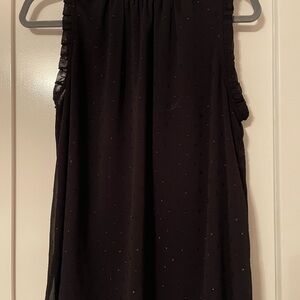 Rachel Zoe Black Sleeveless Blouse